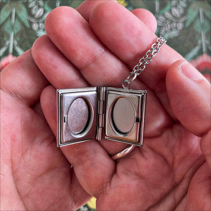 Book Locket Necklace - The Giving Tree