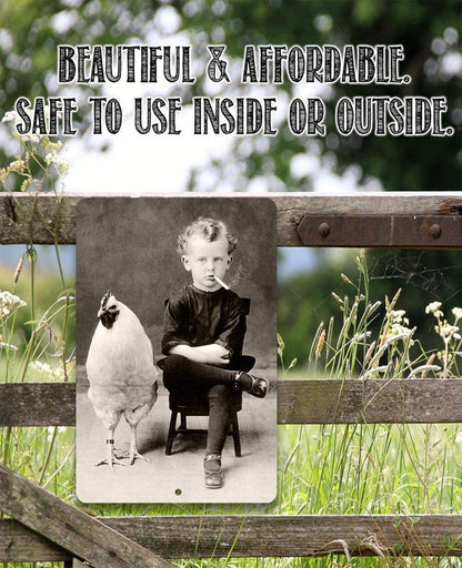 Rustic Metal Sign | Bizarre Strange Weird Boy