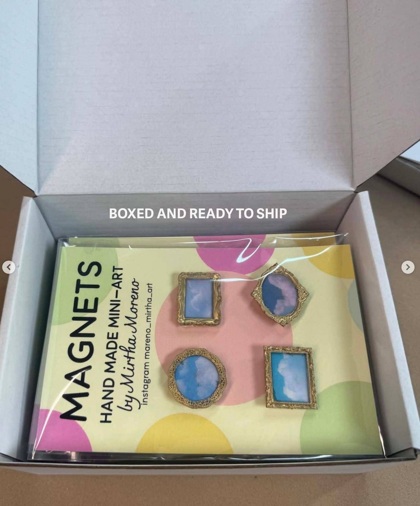 Vintage floral Magnets (Set of 4)