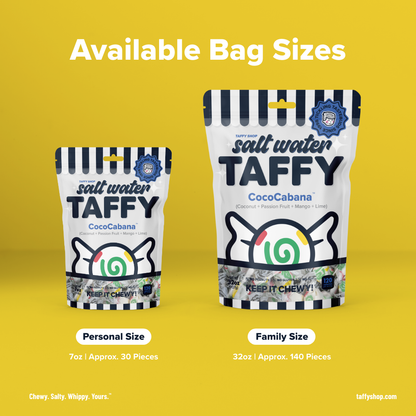 CocoCabana™ Taffy (Coconut+Passion Fruit+Mango+Lime)