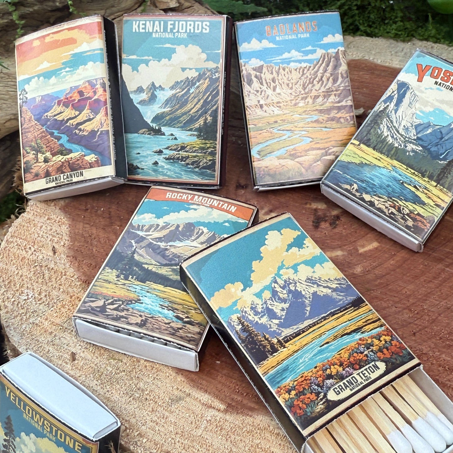 Grand Canyon Vintage-looking National Park Matchboxes