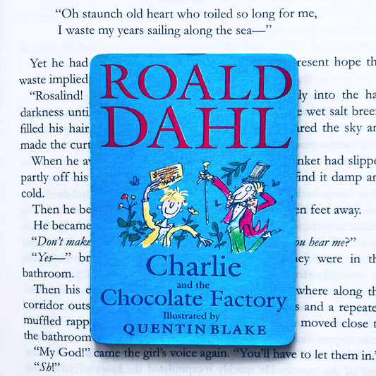 Bookish Magnet - Charlie and the Chocolate Factory - Blue