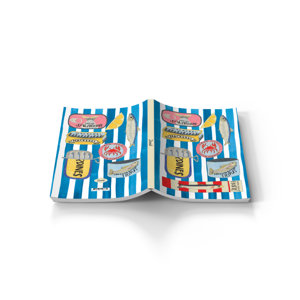 Denik Tinned Fish Soft Touch Layflat Notebook