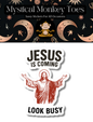 Jesus Is Coming Look Busy Sticker