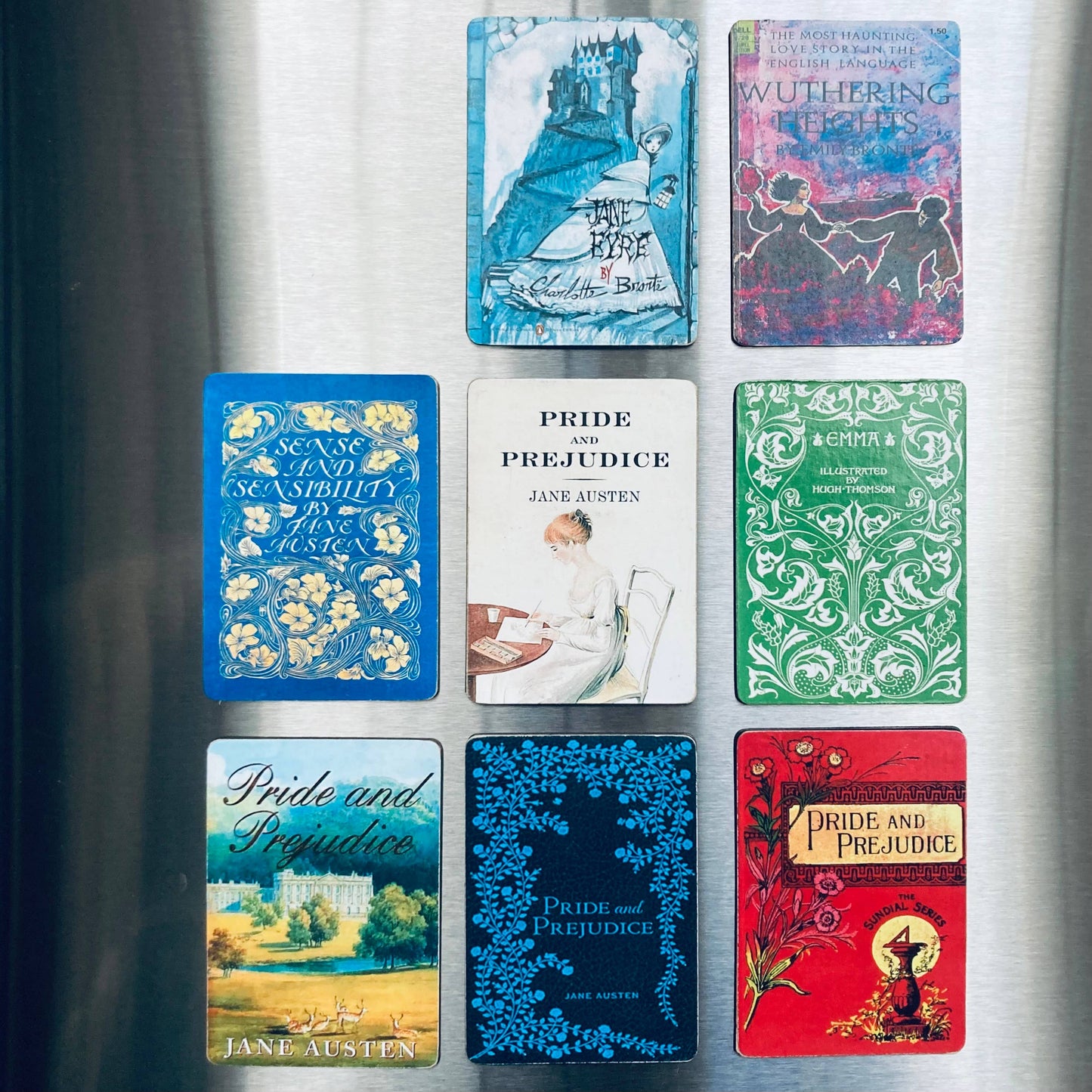 Bookish Magnet - Pride and Prejudice - Red Sundial