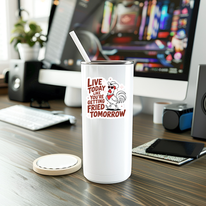 Funny Live Today Vinyl Sticker