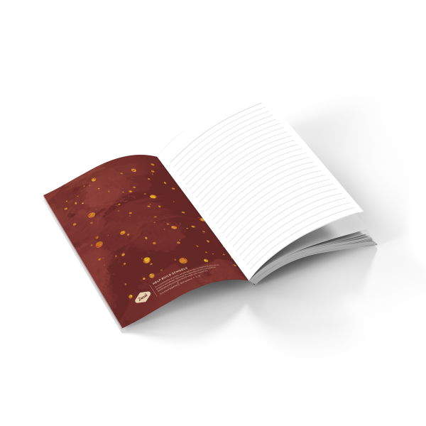 Denik Mushroom Garden Layflat Journal Notebook