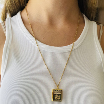 Book Locket Necklace - Little Women - Lily Series