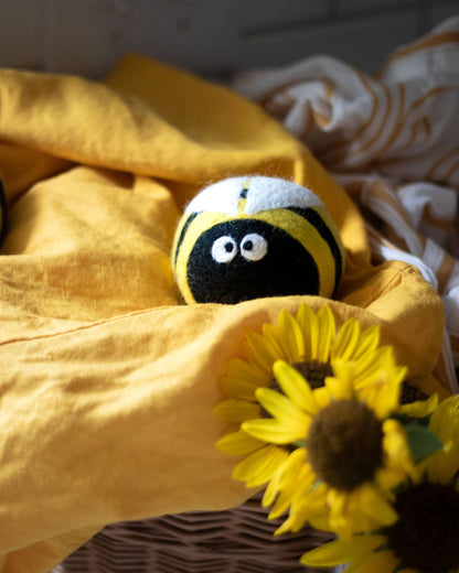 Friendsheep Busy Bees Eco Wool Dryer Balls - Set of 6