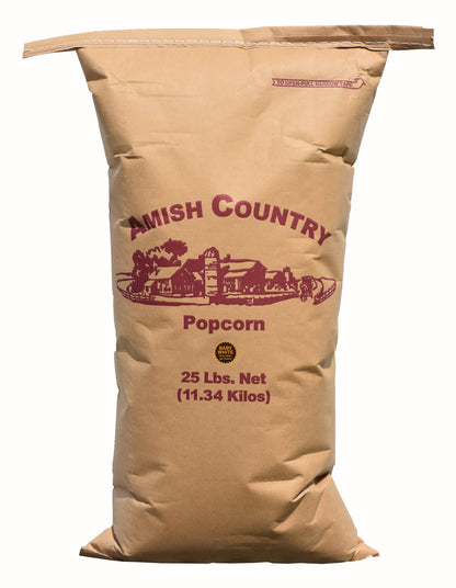 25lb. Bag of Baby White Hulless Popcorn