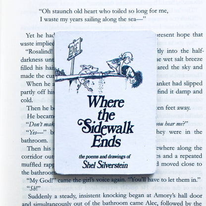Bookish Magnet - Where the Sidewalk Ends