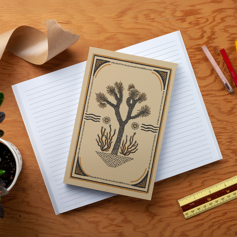 Denik Desert Sunrise Kraft Layflat Notebook