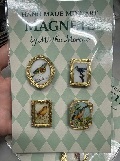 Bird Magnets (Set of 4 each) Bird theme