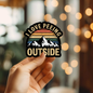 Funny I Love Peeing Outside Vinyl Sticker
