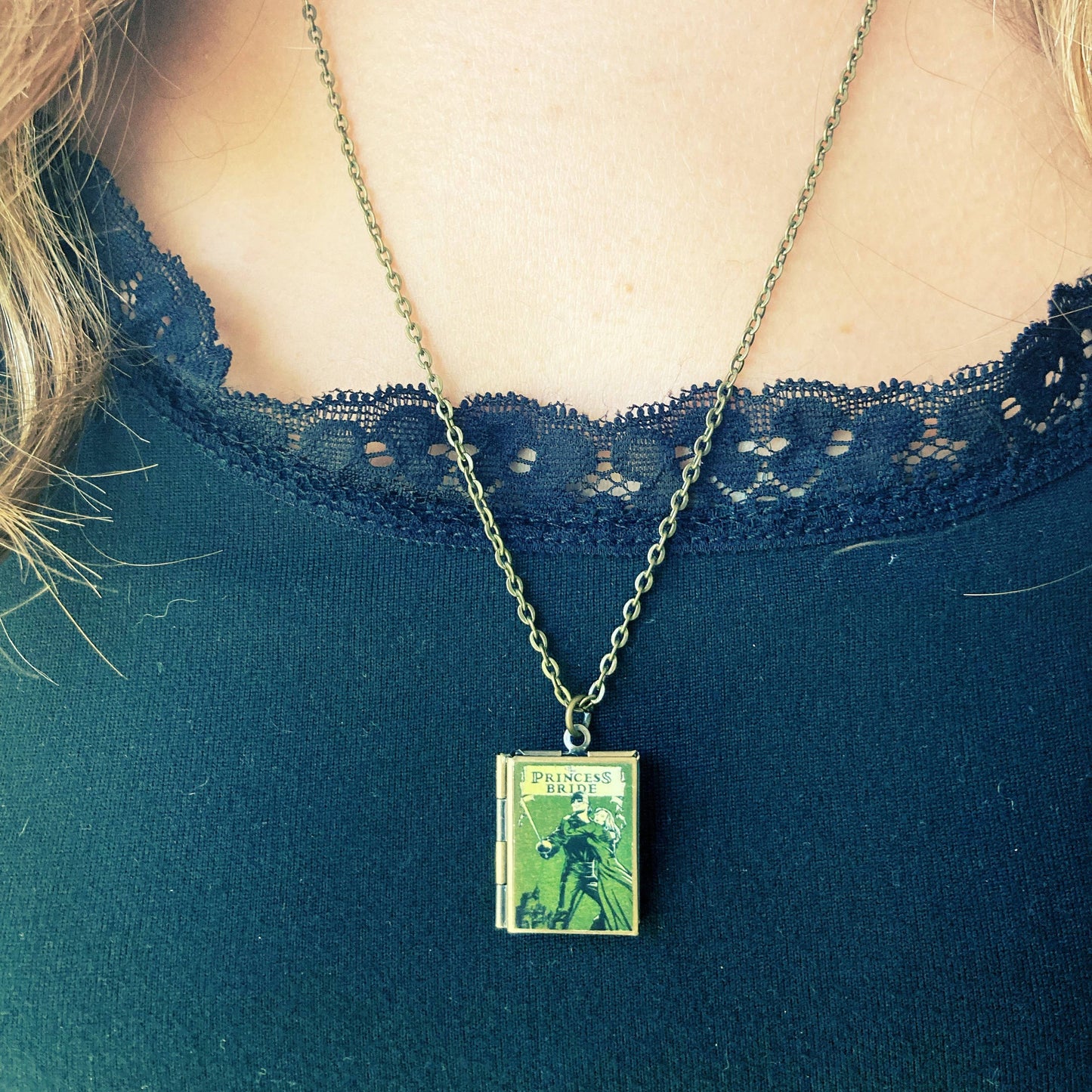 Book Locket Necklace - The Princess Bride