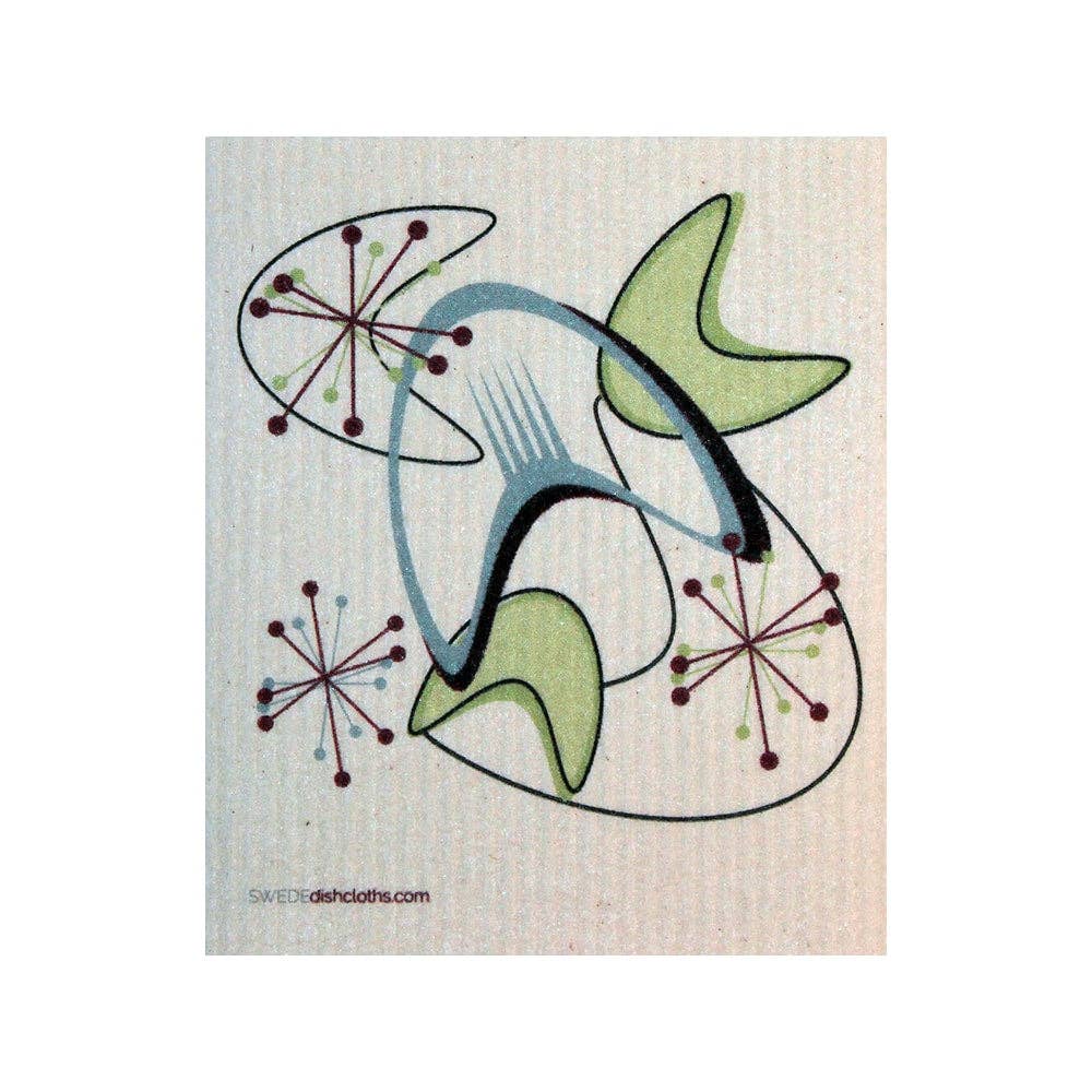 Swedish Dishcloth Mid Century Retro