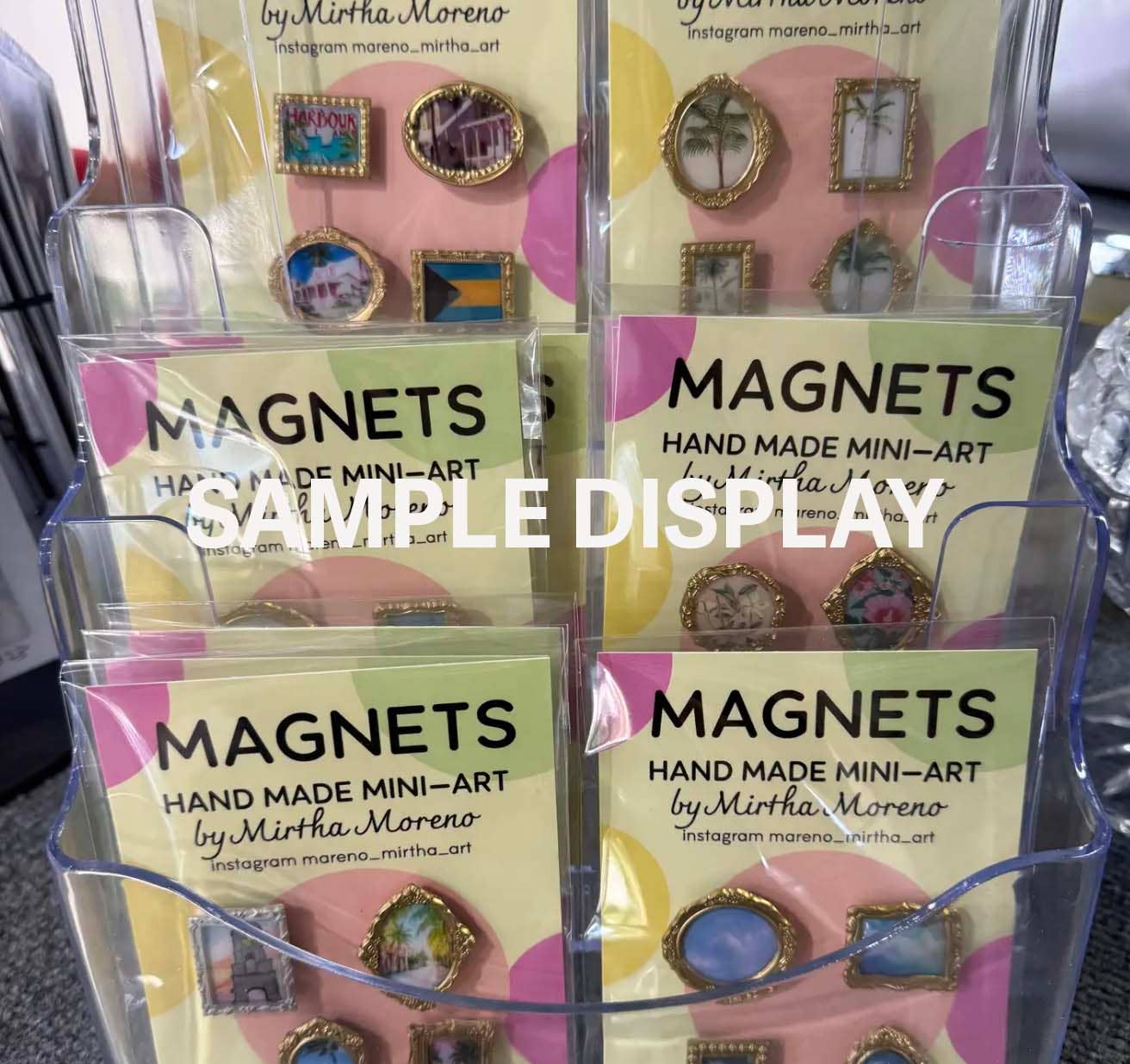 Vintage floral Magnets (Set of 4)