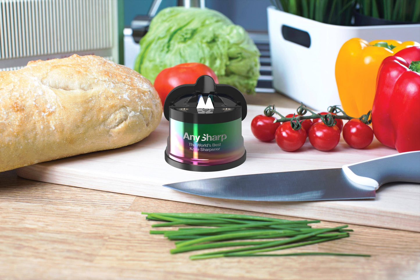 AnySharp Chef - Oil Slick Knife Sharpener