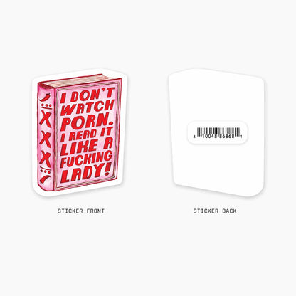 Lady Porn - 3" Art Sticker