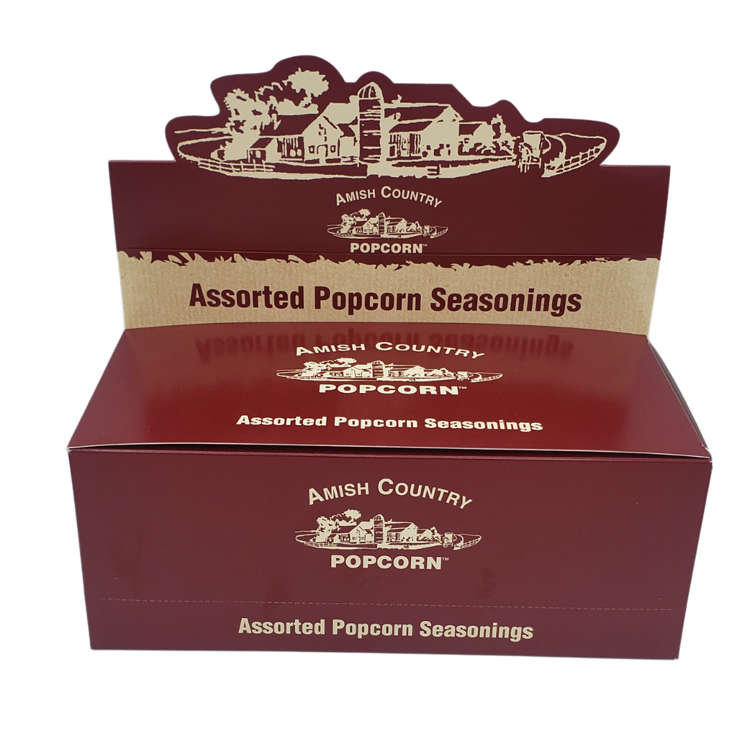 18 Pack Display Box of Popcorn Dust Seasonings (Mix Case)