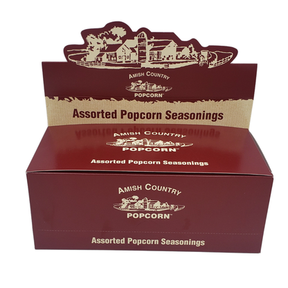 18 Pack Display Box of Popcorn Dust Seasonings (Mix Case)