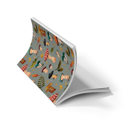 Denik Mushroom Garden Layflat Journal Notebook