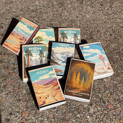 Sequoia National Park Vintage-looking Matchboxes