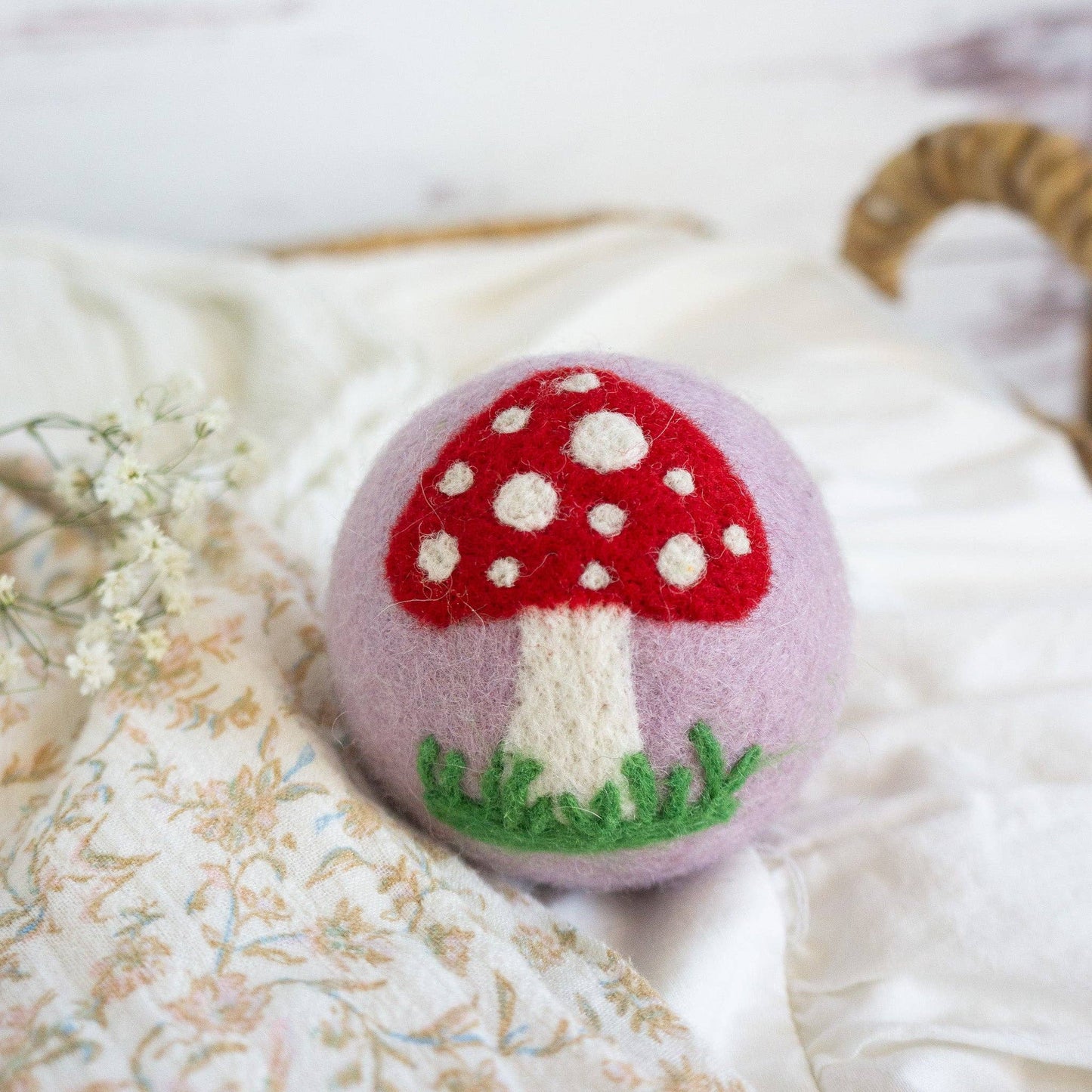 Friendsheep Enchanted Mushrooms Eco Wool Dryer Balls - Set of 6