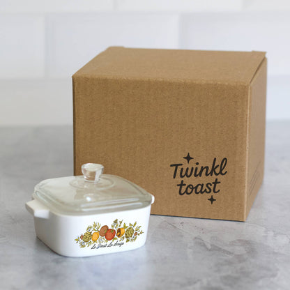Spice of Life Trinket Box – Corning Ware–Inspired Mini Dish