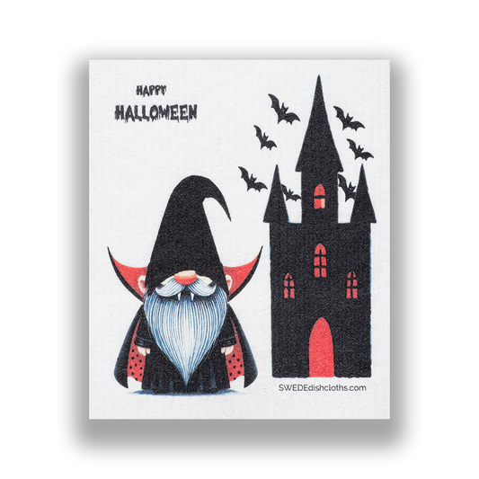 Swedish Dishcloth Halloween DracuGnome