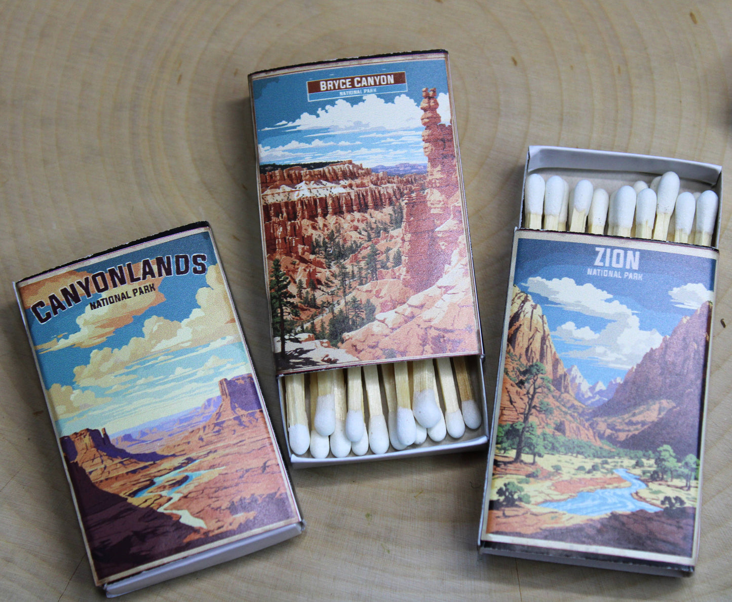 Canyonlands Vintage-looking National Park Matchboxes