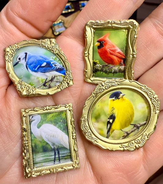 Bird Magnets (Set of 4 each) Bird theme
