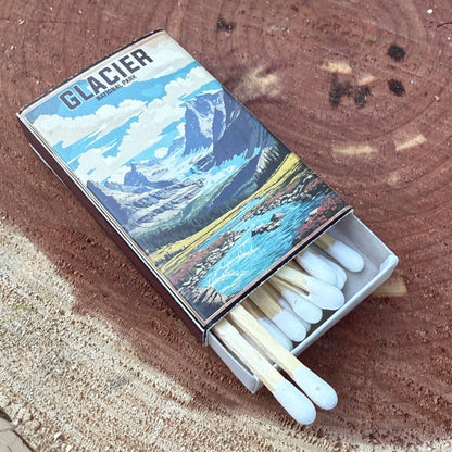 Glacier National Park Vintage-looking Matchboxes
