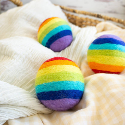 Friendsheep Rainbow Eco Wool Dryer Balls - Set of 3 - Pride