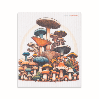 Swedish Dishcloth Mushroom Arch
