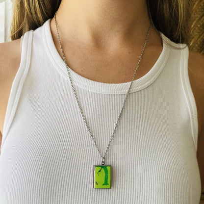 Book Locket Necklace - The Giving Tree