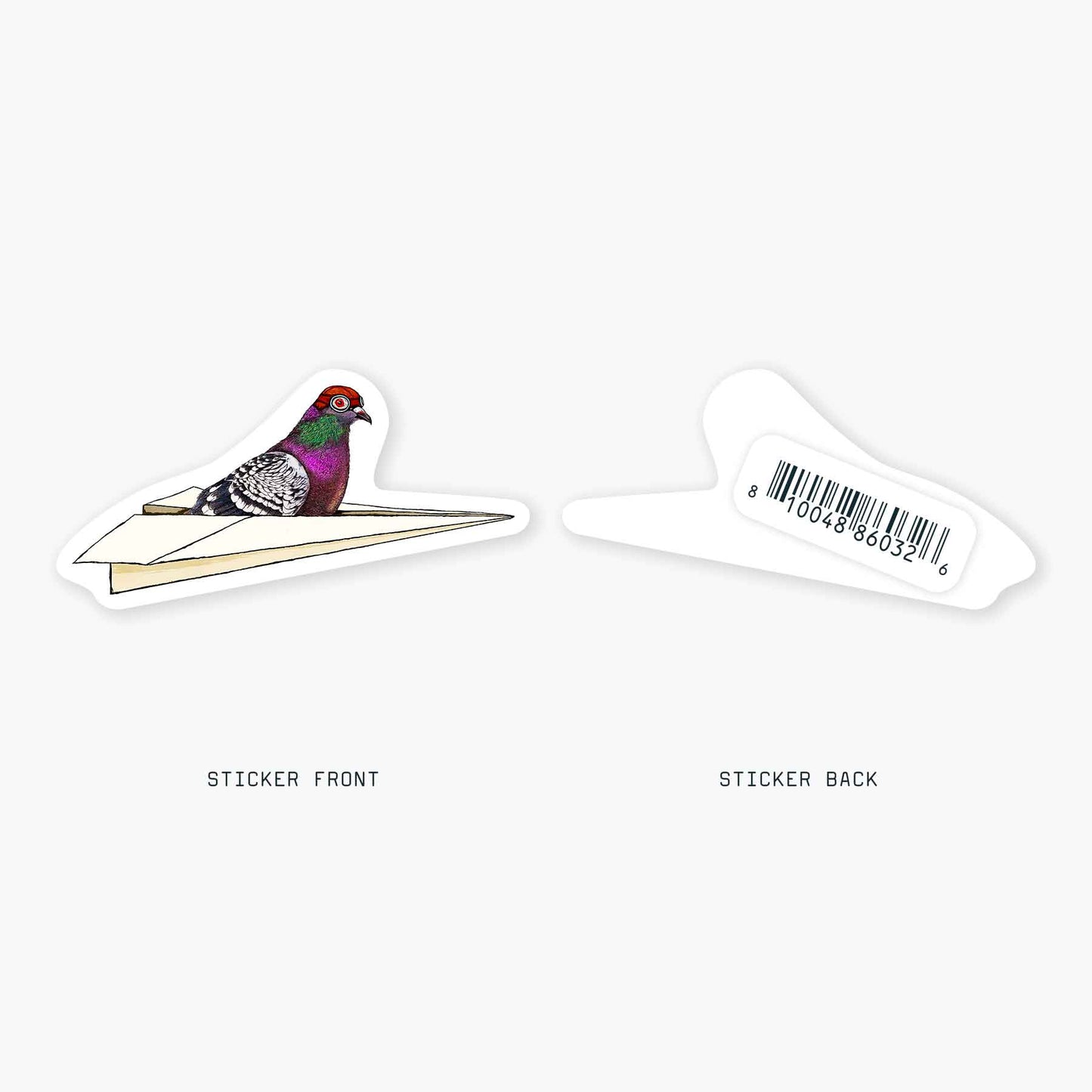 Pigeon - 3" Art Sticker
