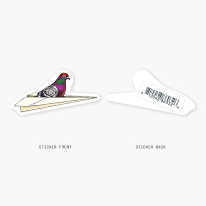 Pigeon - 3" Art Sticker