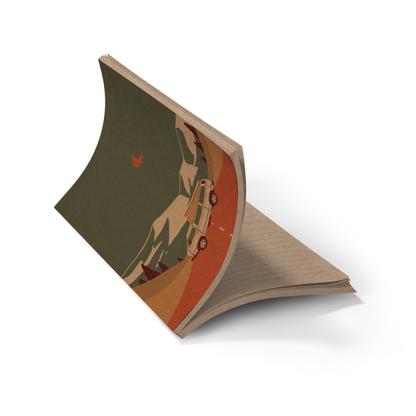 Denik Mountain Van Kraft Layflat Notebook