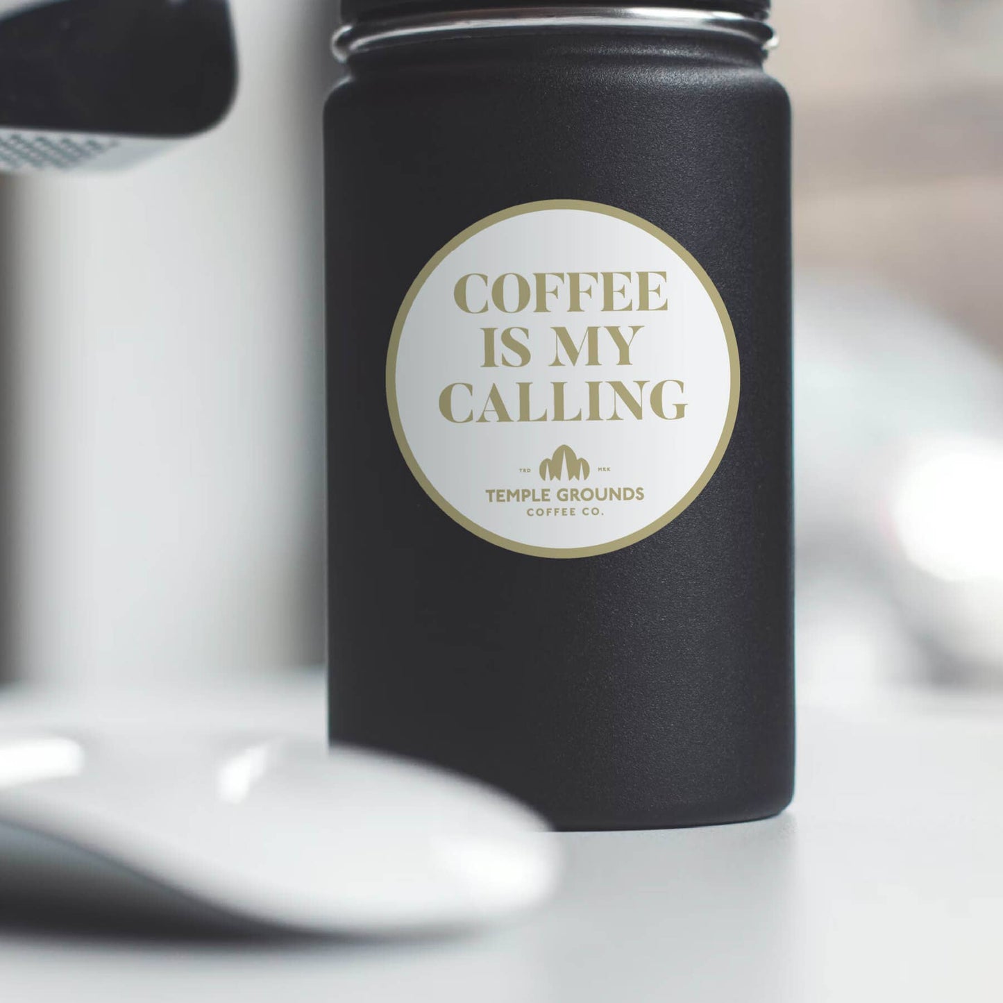 Coffee is My Calling Sticker