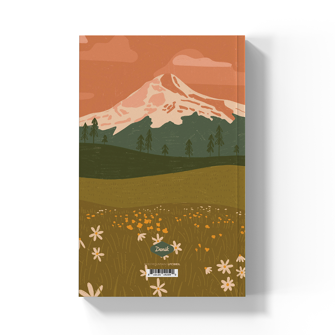 Denik Rosy Mountain  Soft Touch Layflat Notebook