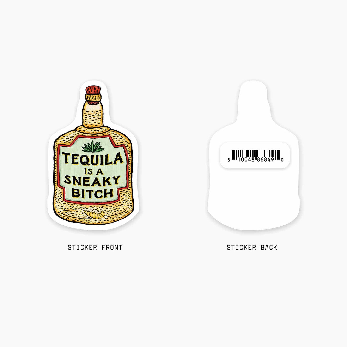 Tequila - 3" Art Sticker