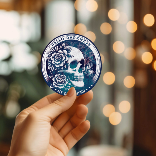 Hello Darkness Vinyl Sticker