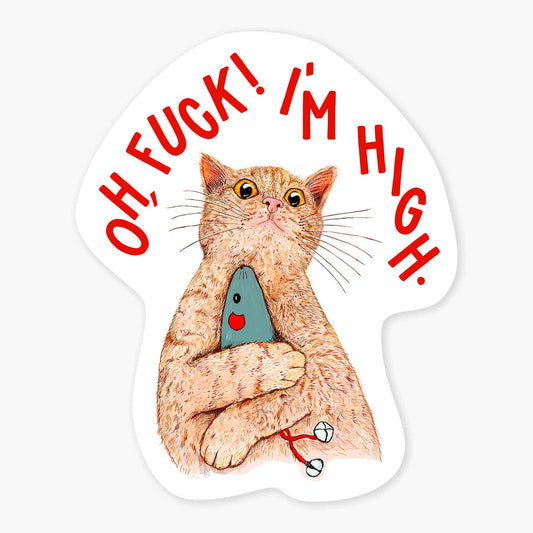 I'm High! - 3" Art Sticker