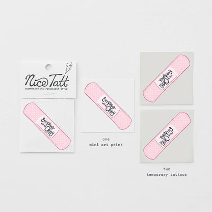 Bandaid - Temporary Tattoo