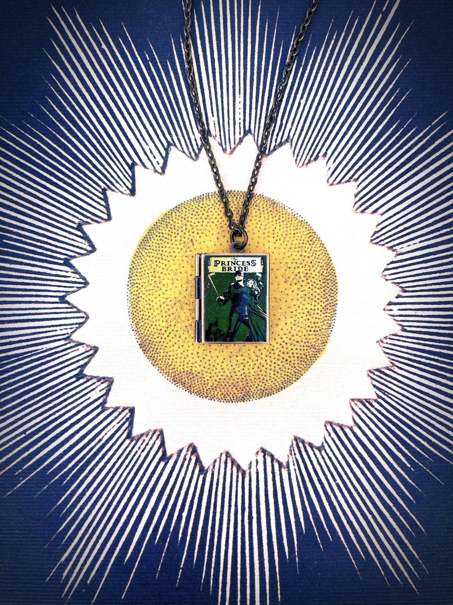 Book Locket Necklace - The Princess Bride