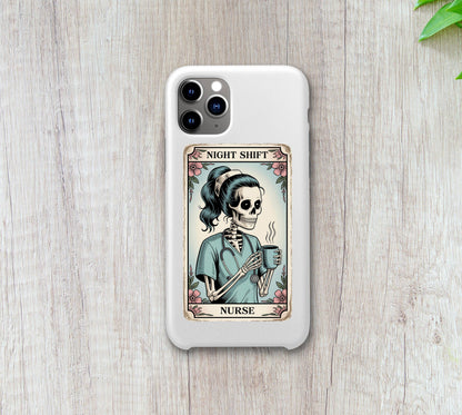 Night Shift Nurse Tarot Card Sticker – Skeleton Coffee