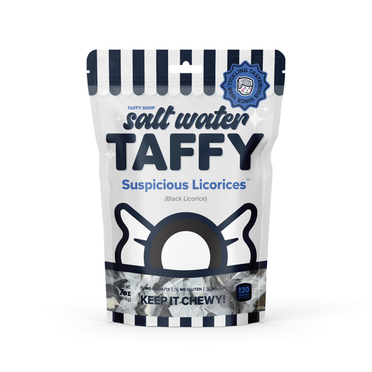 Suspicious Licorices™ Taffy (Black Licorice)