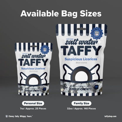 Suspicious Licorices™ Taffy (Black Licorice)