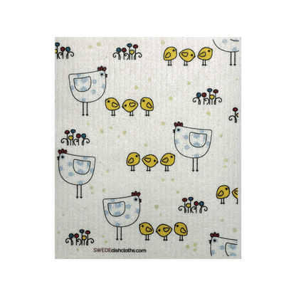 Swedish Dishcloth Chicken Family